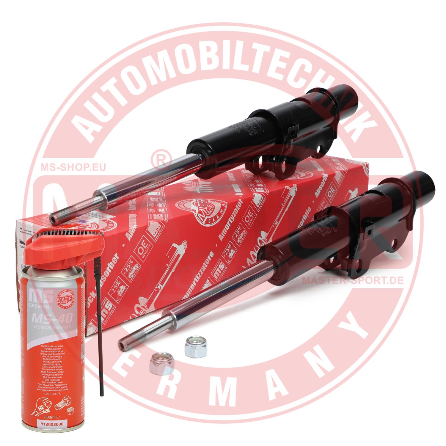 MASTER-SPORT GERMANY 16K003481P PROMO Αμορτισέρ μπροστινός άξονας for MERCEDES-BENZ VW